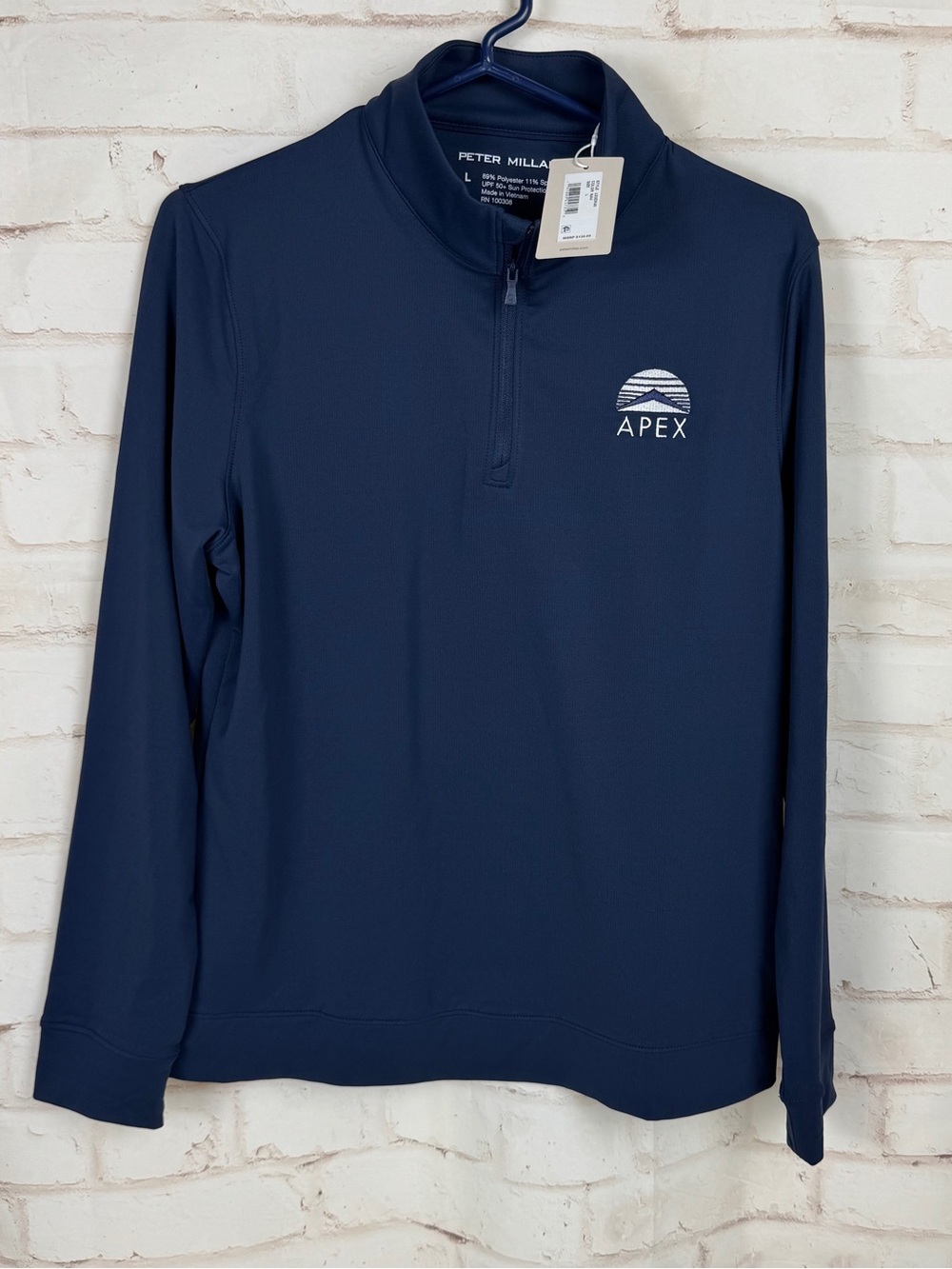 Peter Millar 1/4 Zip Pullover NWT!!!! Size Large Sun Protection UPF 50+